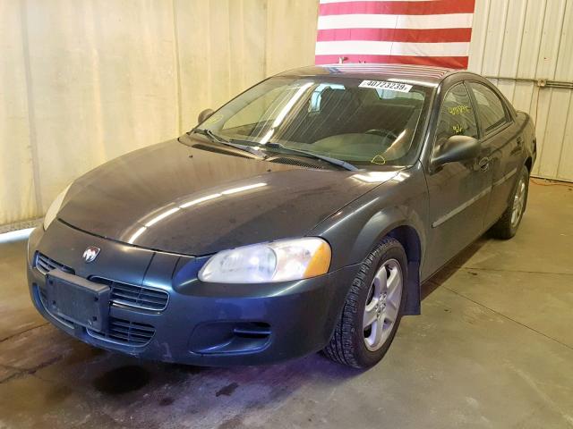 1B3EL46R62N286079 - 2002 DODGE STRATUS SE BLUE photo 2