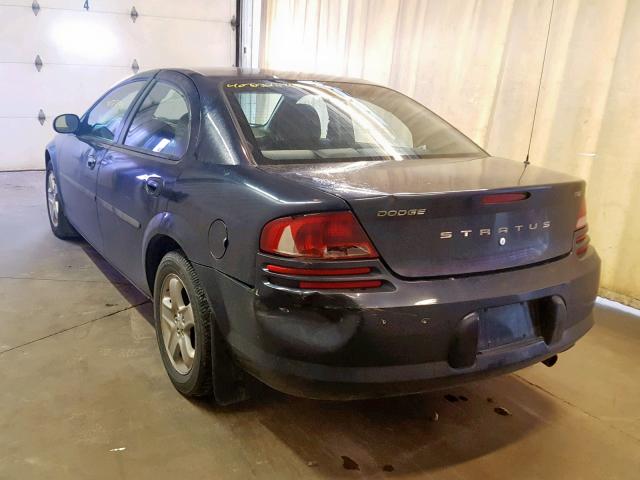 1B3EL46R62N286079 - 2002 DODGE STRATUS SE BLUE photo 3