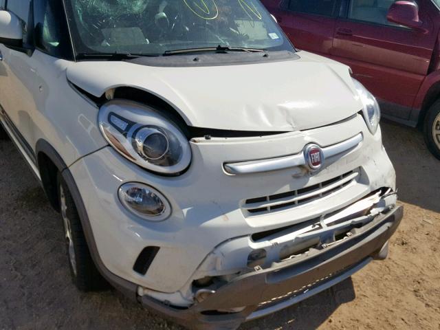 ZFBCFADHXEZ011644 - 2014 FIAT 500L TREKK WHITE photo 9