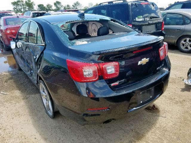 1G11G5SX8FF300598 - 2015 CHEVROLET MALIBU LTZ შავი ფოტო 3