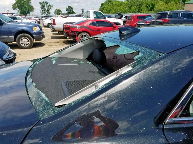 1G11G5SX8FF300598 - 2015 CHEVROLET MALIBU LTZ შავი ფოტო 9