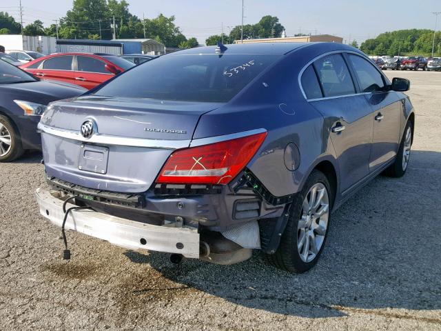 1G4GD5G32EF127929 - 2014 BUICK LACROSSE P BLUE photo 4