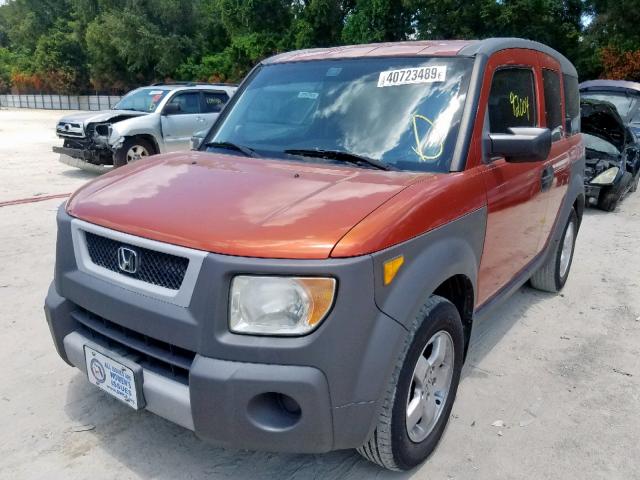 5J6YH18514L007782 - 2004 HONDA ELEMENT EX ORANGE photo 2