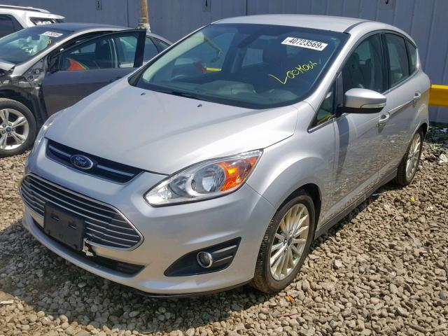 1FADP5BU1DL502567 - 2013 FORD C-MAX SEL SILVER photo 2