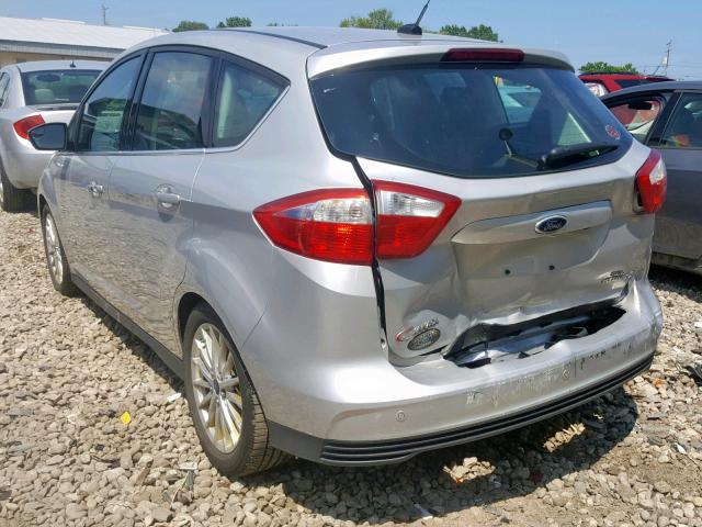 1FADP5BU1DL502567 - 2013 FORD C-MAX SEL SILVER photo 3