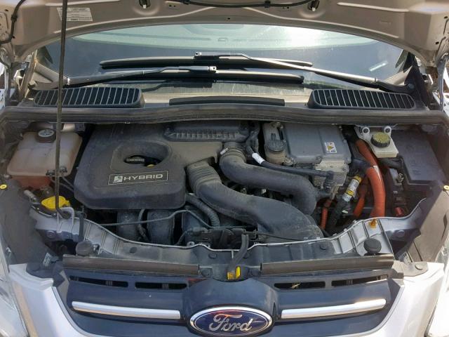 1FADP5BU1DL502567 - 2013 FORD C-MAX SEL SILVER photo 7