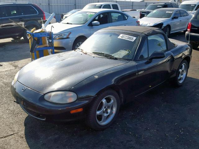 JM1NB3533X0116663 - 1999 MAZDA MX-5 MIATA BLACK photo 2