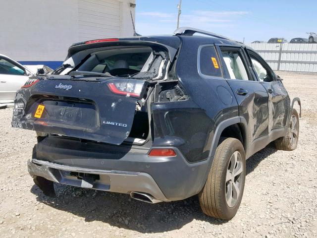 1C4PJMDX1KD112389 - 2019 JEEP CHEROKEE L BLACK photo 4