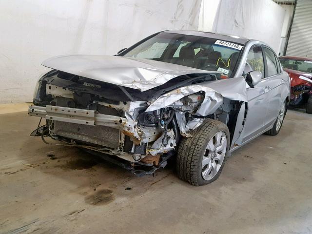 1HGCP36898A082986 - 2008 HONDA ACCORD EXL SILVER photo 2