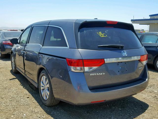 5FNRL5H30GB167366 - 2016 HONDA ODYSSEY SE GRAY photo 3