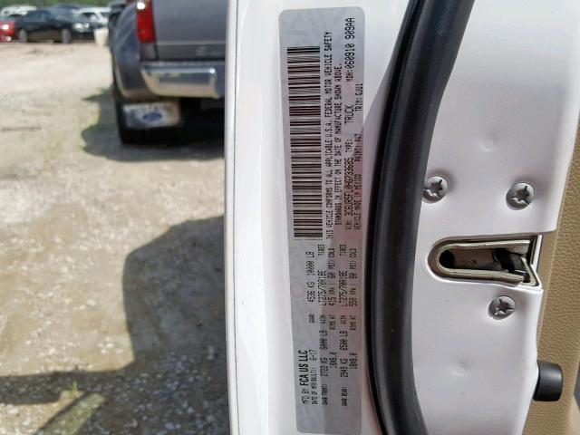 3C6UR5FL0HG733685 - 2017 RAM 2500 LARAM WHITE photo 10