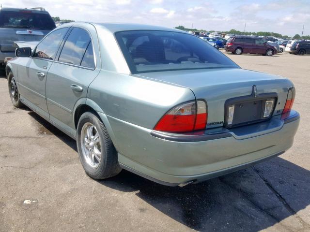 1LNHM86S95Y627816 - 2005 LINCOLN LS GREEN photo 3