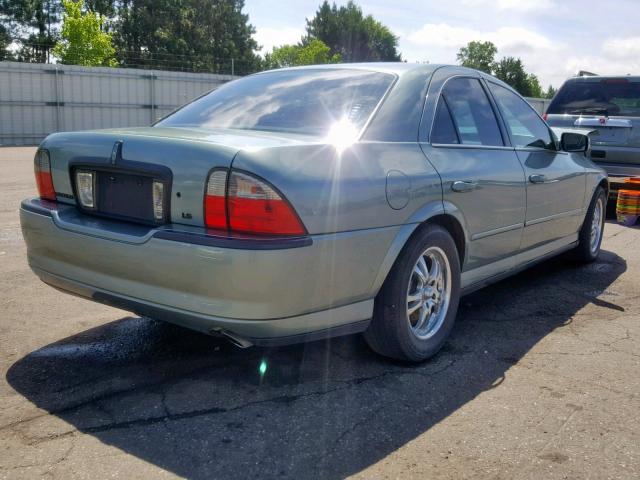 1LNHM86S95Y627816 - 2005 LINCOLN LS GREEN photo 4