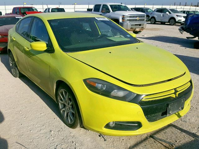 1C3CDFBH8DD214017 - 2013 DODGE DART SXT GREEN photo 1