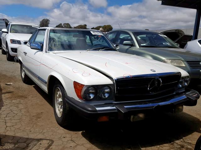 WDBBA45A1EA008798 - 1984 MERCEDES-BENZ 380 SL WHITE photo 1