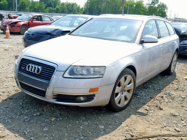 WAUKH74F86N103152 - 2006 AUDI A6 AVANT Q SILVER photo 2