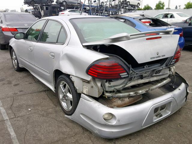1G2NF52E74M512514 - 2004 PONTIAC GRAND AM S SILVER photo 3