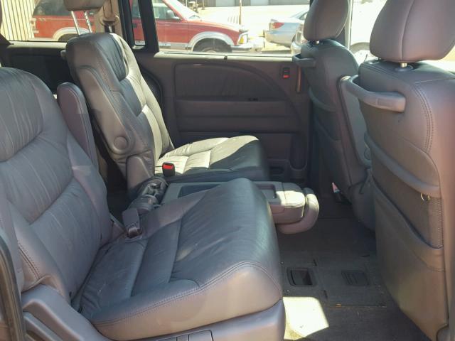 5FNRL38717B018147 - 2007 HONDA ODYSSEY EX BLUE photo 6