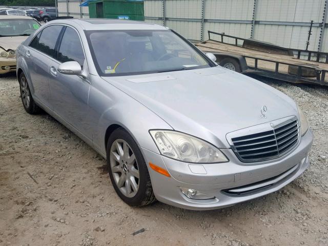 WDDNG71X27A014160 - 2007 MERCEDES-BENZ S 550 SILVER photo 1