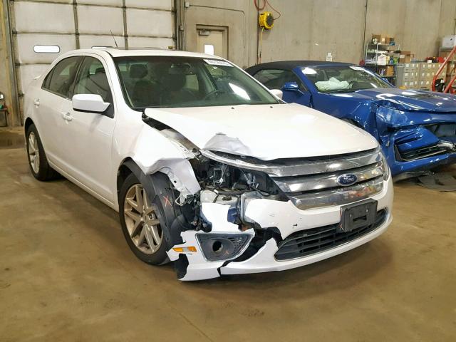 3FAHP0JG8CR245925 - 2012 FORD FUSION SEL WHITE photo 1