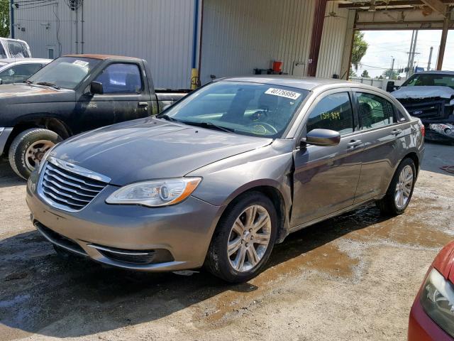 1C3CCBBB3CN135922 - 2012 CHRYSLER 200 TOURIN GRAY photo 2