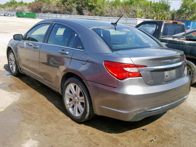 1C3CCBBB3CN135922 - 2012 CHRYSLER 200 TOURIN GRAY photo 3