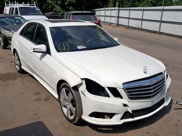 WDDHF5KB8CA642323 - 2012 MERCEDES-BENZ E 350 WHITE photo 1