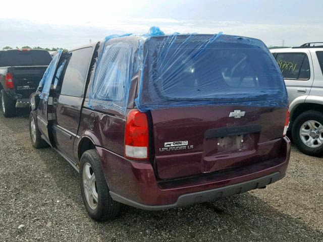 1GNDV23118D184833 - 2008 CHEVROLET UPLANDER L BURGUNDY photo 3