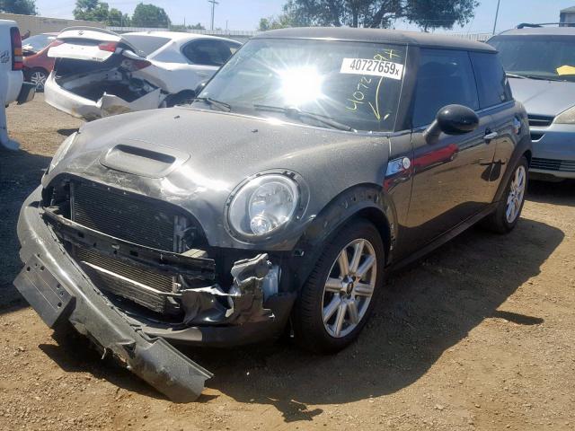 WMWSV3C50BTY14702 - 2011 MINI COOPER S BLACK photo 2