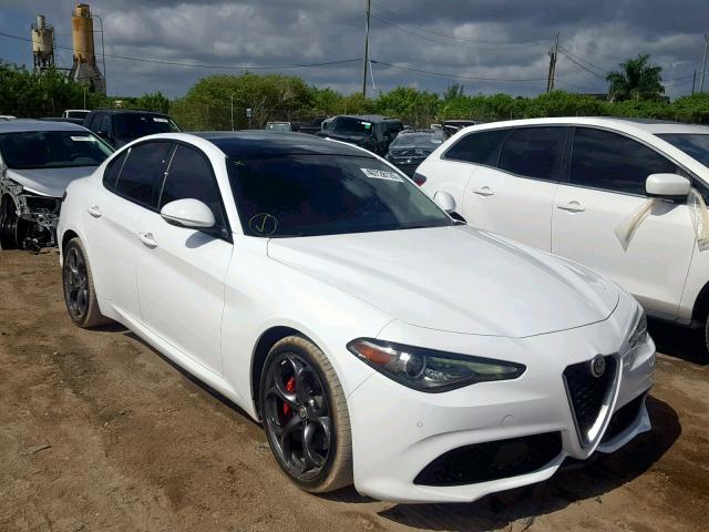 ZARFAECNXJ7580478 - 2018 ALFA ROMEO GIULIA TI WHITE photo 1