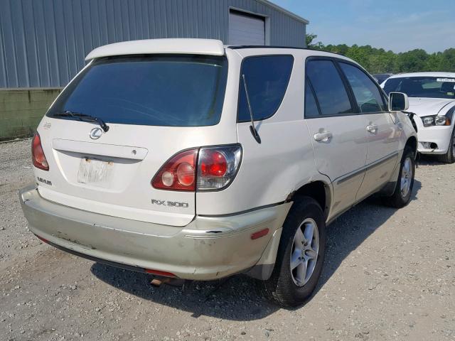 JT6HF10U8X0025191 - 1999 LEXUS RX 300 WHITE photo 4