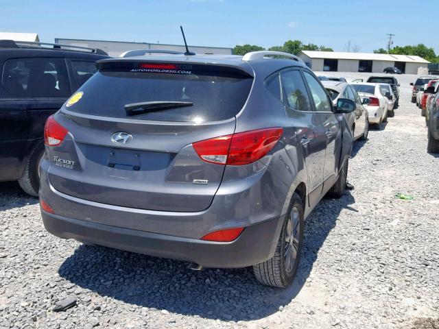 KM8JUCAG9FU047806 - 2015 HYUNDAI TUCSON LIM GRAY photo 4