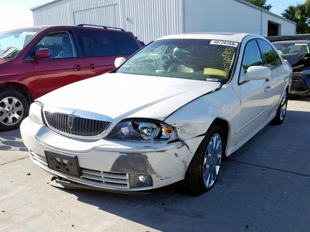 1LNHM87A15Y658063 - 2005 LINCOLN LS WHITE photo 2