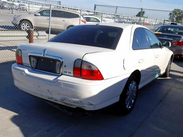 1LNHM87A15Y658063 - 2005 LINCOLN LS WHITE photo 4