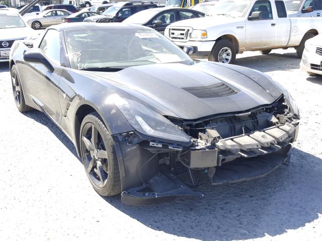 1G1YB2D77F5120964 - 2015 CHEVROLET CORVETTE S BLACK photo 1