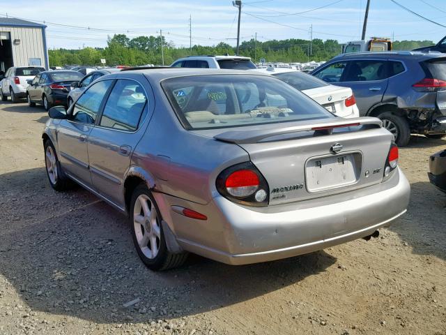 JN1CA31D31T809959 - 2001 NISSAN MAXIMA GXE GRAY photo 3