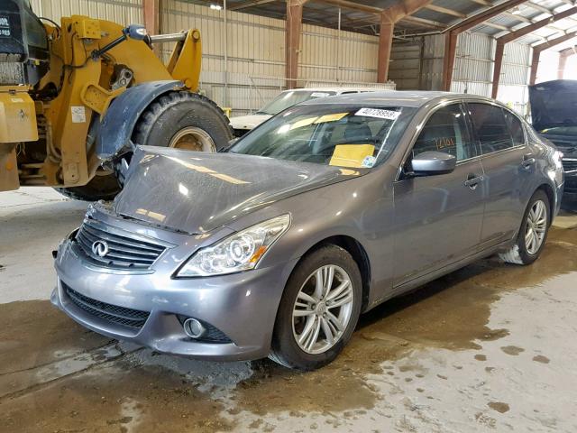 JN1CV6AP2DM715201 - 2013 INFINITI G37 BASE CHARCOAL photo 2