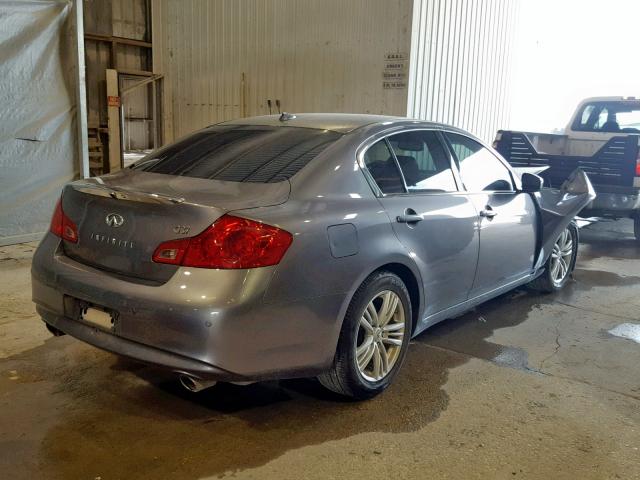 JN1CV6AP2DM715201 - 2013 INFINITI G37 BASE CHARCOAL photo 4