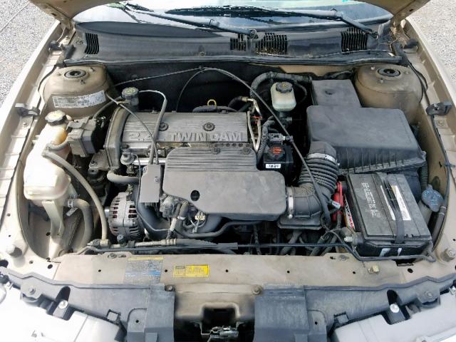 1G3NL52T21C276147 - 2001 OLDSMOBILE ALERO GL GOLD photo 7