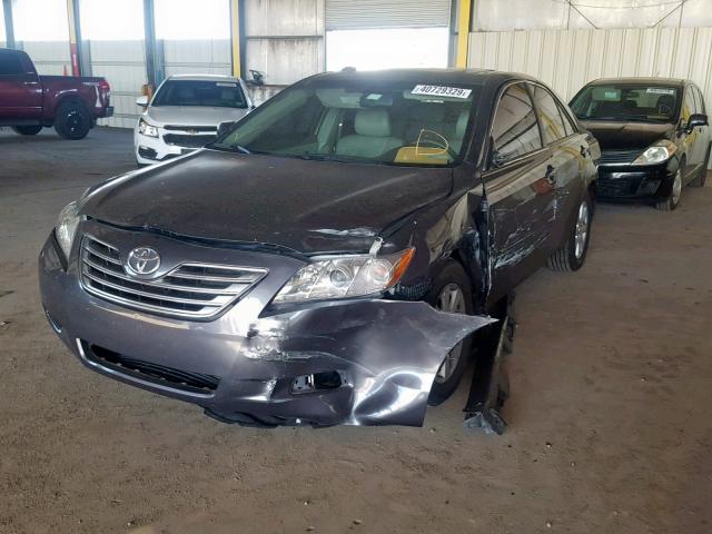 4T1BB46K88U046663 - 2008 TOYOTA CAMRY HYBR CHARCOAL photo 2