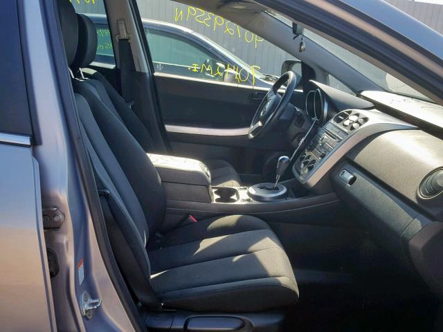 JM3ER29L190237086 - 2009 MAZDA CX-7 SILVER photo 5