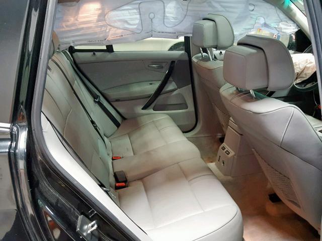 WBXPC93408WJ09448 - 2008 BMW X3 3.0SI BLACK photo 6