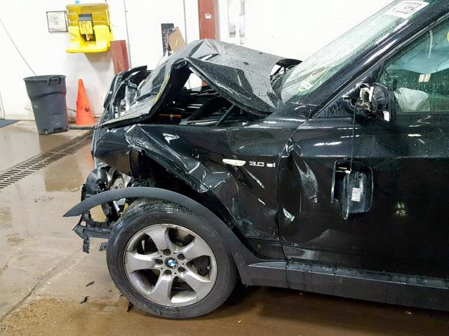 WBXPC93408WJ09448 - 2008 BMW X3 3.0SI BLACK photo 9