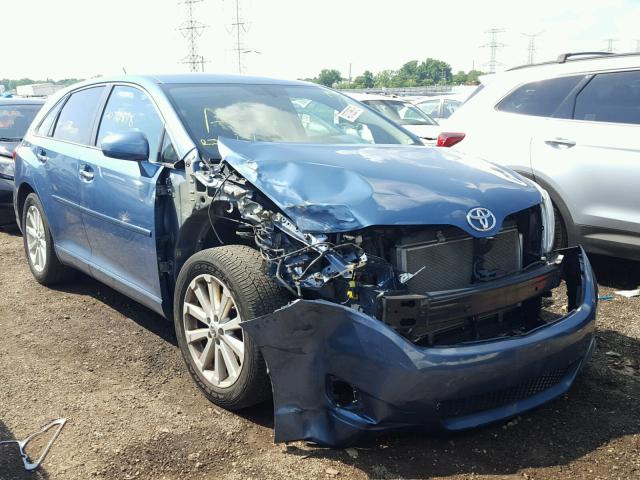 4T3ZA3BB2AU028271 - 2010 TOYOTA VENZA BASE BLUE photo 1