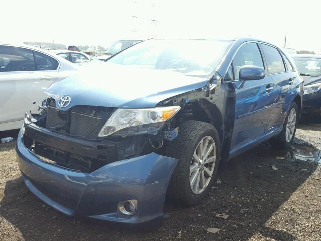 4T3ZA3BB2AU028271 - 2010 TOYOTA VENZA BASE BLUE photo 2