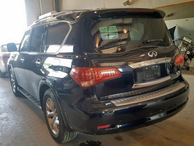 JN8AZ2NC4B9302855 - 2011 INFINITI QX56 BLACK photo 3