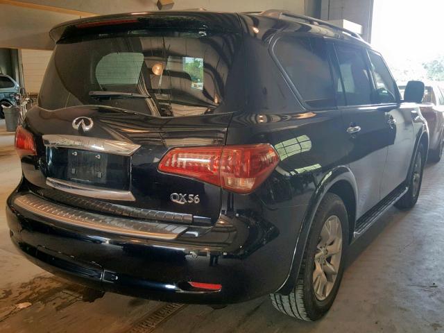 JN8AZ2NC4B9302855 - 2011 INFINITI QX56 BLACK photo 4