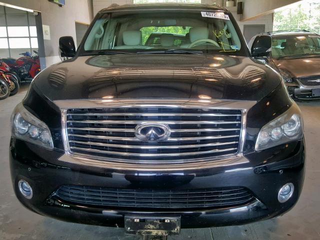 JN8AZ2NC4B9302855 - 2011 INFINITI QX56 BLACK photo 9