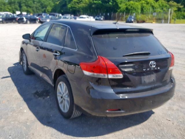 4T3ZA3BB2BU049798 - 2011 TOYOTA VENZA BLACK photo 3