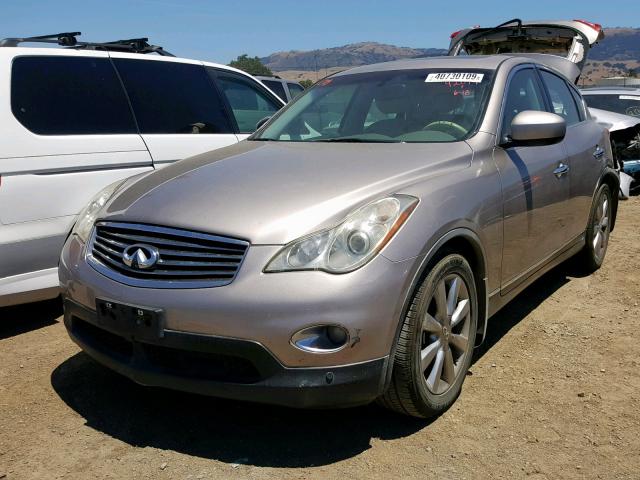JNKAJ09E48M300532 - 2008 INFINITI EX35 BASE GOLD photo 2